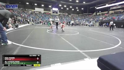 76 lbs Cons. Round 3 - Asa Mann, Black Fox vs Eli Stadalman, Mulvane Jr. Wrestling Club