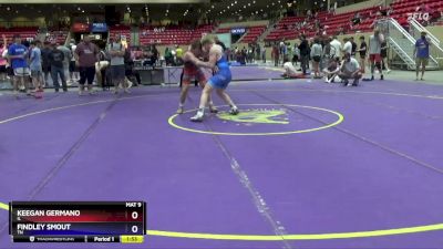 157 lbs Cons. Round 2 - Keegan Germano, IL vs Findley Smout, TN