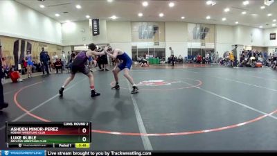 110 lbs Cons. Round 2 - Ashden Minor-perez, Hobart Wrestling Club vs Luke Ruble, Decatur Wrestling Club