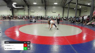 128 lbs Rr Rnd 1 - Tyler Russu, Teknique Wrestling vs Maurice Schafer, Storm Wrestling Center White