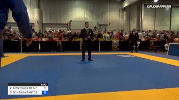 KITNER MENDONÇA DE MOURA vs GABRIEL GONZAGA SANTOS NOGUEIRA 2019 World Master IBJJF Jiu-Jitsu Championship
