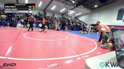 37 lbs Rr Rnd 1 - Carly Holtz, Coweta Tiger Wrestling vs Annley Nicely, Morris Wrestling Association