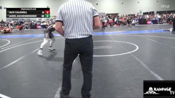 175 lbs Quarterfinal - Jack Caldwell, Cougar Kids vs Jared Aschenbrenner, Wakeeney WC