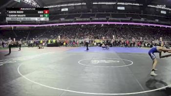D1-113 lbs Cons. Round 1 - Justin Rizzo, Romeo HS vs Cadon Waatti, Detroit Catholic Central HS