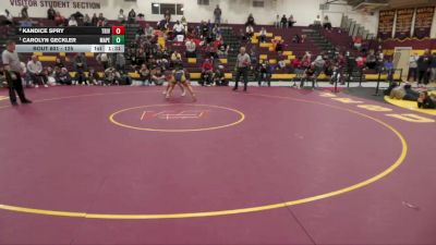 125 lbs 1st Place Match - Carolyn Geckler, Perry (Massillon) vs Kandice Spry, Tri-Valley