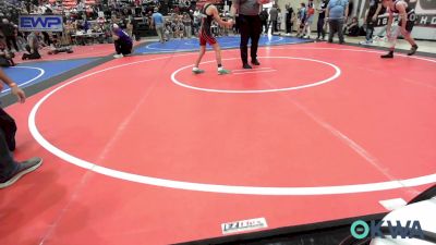 85 lbs Quarterfinal - Jaxon Roller, R.A.W. vs Derreck Flud, Checotah Matcats