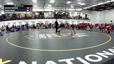 180 lbs Round 2 (16 Team) - Jehieli Velez, Delaware State University vs Chaniah Bernier, Frostburg Sate University