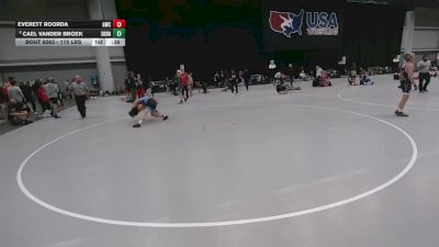 115 lbs Champ. Rd Of 32 - Everett Roorda, Grindhouse Wrestling Club vs Cael Vander Broek, South Dakota