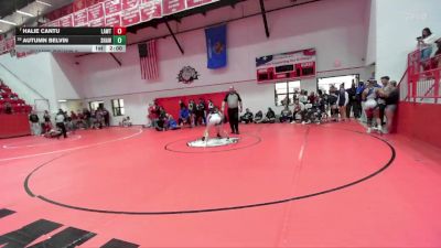 JH 126 lbs Champ. Round 2 - Halie Cantu, LAWTON vs Autumn Belvin, SHAWNEE