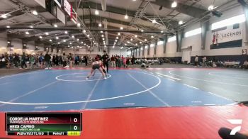 107 lbs Cons. Semi - Heidi Caprio, Texans Wrestling Club vs Cordelia Martinez, Takedown-City Wrestling