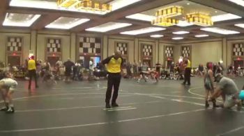 75 lbs Round 4 (6 Team) - Keira Cunningham, Upper Twp Green Hornets vs Mason Myers, Armory Red