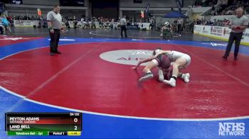 5A 132 lbs Semifinal - Peyton Adams, Southside, Gadsden vs Land Bell, Tallassee