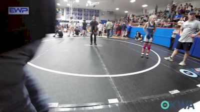 75-83 lbs Rr Rnd 3 - Vera Burch, Blue Devil Wrestling vs Maya Worthy, Bristow Youth Wrestling