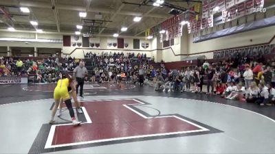 JV-7 lbs 1st Place Match - Madison Hedlund, Marion vs Harlow Meade, Solon