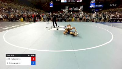 113 lbs Rnd Of 128 - Mason Katschor, MI vs Blayke Dickmeyer, MO