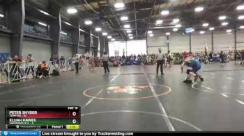 160 lbs Round 4 (6 Team) - Peter Snyder, Team USA vs Elijah Hawes, Sanderson W.A.