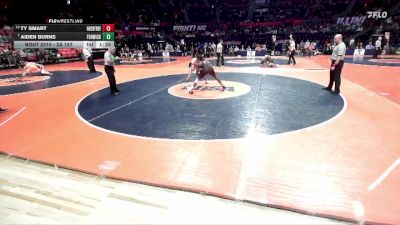 2A 157 lbs Cons. Round 3 - Aiden Burns, Oak Park (Fenwick) vs Ty Smart, Rockford (East)