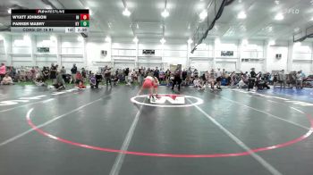 96 lbs Consi Of 16 #1 - Wyatt Johnson, IN vs Parker Mabry, KY