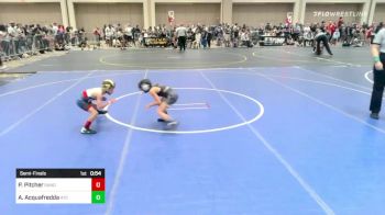 46 lbs Semifinal - Paxton Pitcher, Sanderson Wr Ac vs Amelia Acquafredda, Atc