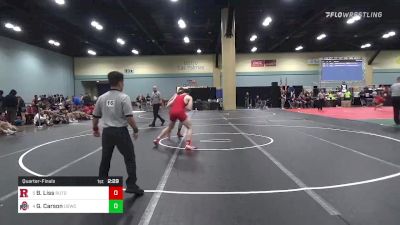 184 lbs Quarterfinal - Ben Liss, Rutgers WC vs Graham Carson, Ohio State WC