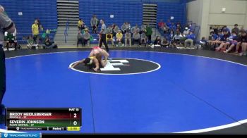 160 lbs Semis & 1st Wrestleback (8 Team) - Brody Heidleberger, Roncalli vs Severin Johnson, Floyd Central