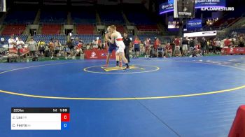 220 lbs Cons 16 #2 - Jonathan Lee, Oregon vs Caden Ferris, Michigan