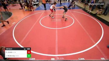 130 lbs Rr Rnd 2 - Dylan Jones, Locust Grove Youth Wrestling vs Jordan McKinney, Wagoner Takedown Club