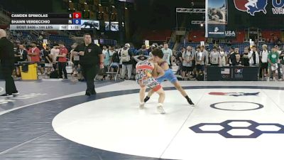 144 lbs Cons. Rd Of 64 - Camden Spiniolas, Illinois vs Shawn Verdecchio, Pennsylvania