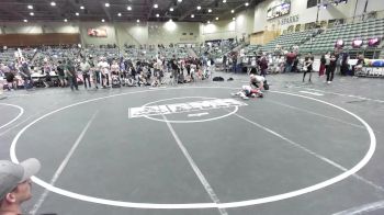 65 lbs Quarterfinal - Lilly Oakes, Gladiator Wrestling vs Connor Houck, Oroville Rattlers