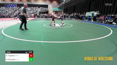 67 lbs Round Of 32 - Ryler Hughes, Pahranagat Valley Youth Wrestling vs Raul Gonzalez, Vasky Bros