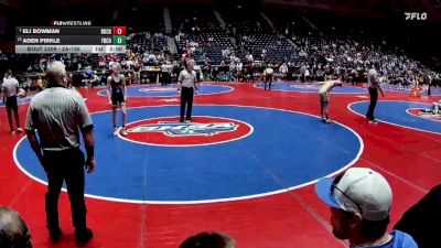 2A-106 lbs Semifinal - Eli Bowman, Rockmart vs Aden Pirkle, Franklin County