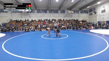 117 lbs Cons. Round 2 - Jaycer Jayagan, San Leandro vs Kurtis Wong, Alameda