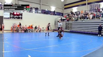 100 lbs Quarterfinals (8 Team) - Madison Douglas, LaFayette vs Aniya Hawkins, Jordan
