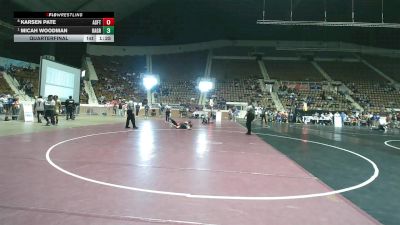 1A-4A 144 Quarterfinal - Micah Woodman, Oak Grove vs Karsen Pate, Alabama School For The Blind
