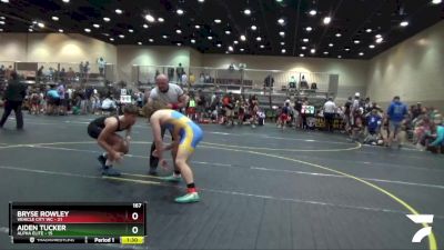 167 lbs Round 1 (6 Team) - Bryse Rowley, Vehicle City WC vs Aiden Tucker, Alpha Elite