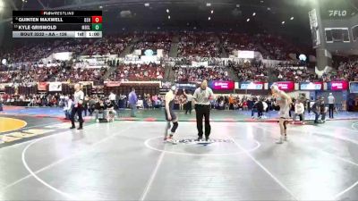 AA - 126 lbs Cons. Round 2 - Kyle Griswold, Missoula Big Sky / Loyola Sacred Heart vs Quinten Maxwell, Billings Senior High School