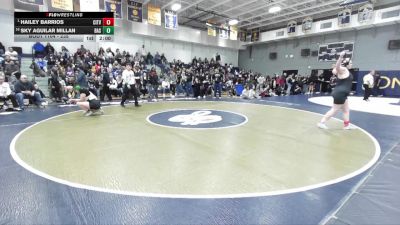 235 lbs Champ. Round 1 - Hailey Barrios, Citrus Valley vs Sky Aguilar Millan, Bassett