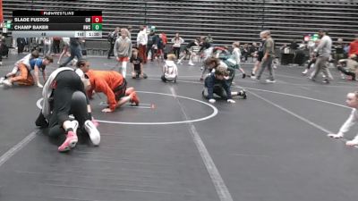 48 lbs Round 1 (8 Team) - Slade Fustos, Crossroads Wrestling vs Champ Baker, Reaper WC