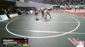 6A-182 lbs Champ. Round 1 - Justin Rademacher, West Linn vs Ethan Bergen, Mountainside