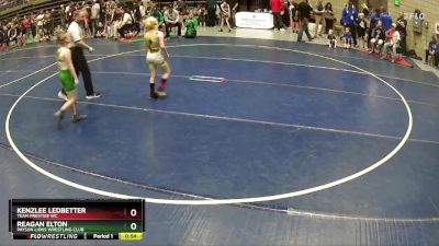 70 lbs Round 3 - Reagan Elton, Payson Lions Wrestling Club vs Kenzlee Ledbetter, Team Prestige WC