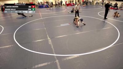 10U - 63 lbs Cons. Semis - Anton Brown, Hastings Wrestling Club vs Asher Wills, Zumbrota-Mazeppa