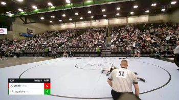 100 lbs Quarterfinal - Antonia Ingabire, Hillcrest vs Alanis Smith, Northridge