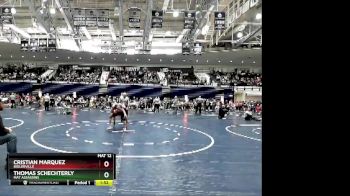 124 lbs Quarterfinal - Cristian Marquez, Biglerville vs Thomas Schechterly, Mat Assassins