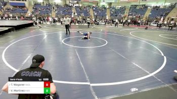 46 lbs Semifinal - Traceyn Wagoner, Badlands Elite vs Valentina Martinez, Ridge Wrestling