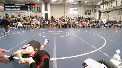 120 lbs Consi Of 8 #2 - Adam Rodriguez, Athol vs Mark Altreuter, Wayland