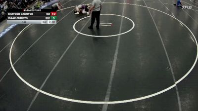 144 lbs Semis & 1st Wrestleback (8 Team) - Cort Buss, Burwell vs Trent Mefford, Aquinas Catholic