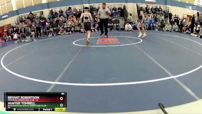 84 lbs Round 2 (10 Team) - Hunter Tomrell, Bloomington South Wrestling Club vs Bryant Robertson, Franklin Wrestling Club