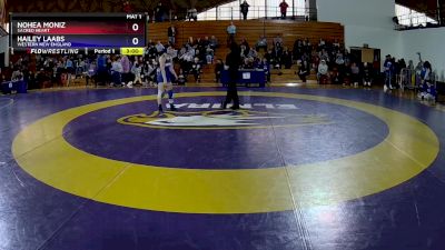 117 lbs Semifinal - Nohea Moniz, Sacred Heart vs Hailey Laabs, Western New England