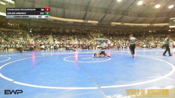 84 lbs Consolation - Charleigh Richardson, Roundtree Wrestling Academy vs Leilani Aimable, Southern Maryland Wrestling Club