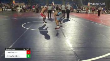 130 lbs Quarterfinal - Logan Medford, Oregon vs Alex Hutchcraft, Greater Heights